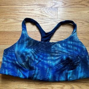 Lululemon XXL Blue Tide Dye Sports bra.